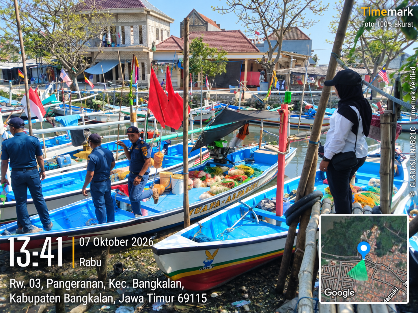 UPP Telaga Biru Ukur 48 Kapal Nelayan di Tiga Kecamatan Kabupaten Bangkalan
